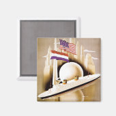 Holland America Line New York Magneet (Voorkant / Achterkant)