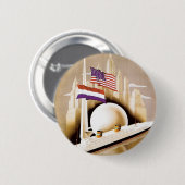 Holland America Line New York Ronde Button 5,7 Cm (Voorkant /achterkant)