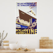 Holland America Line Poster (Keuken)