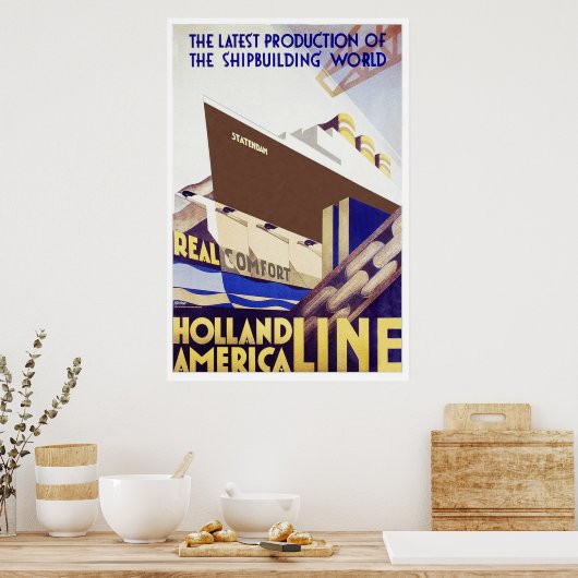Holland America Line Poster (Keuken)