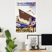 Holland America Line Poster (Thuiskantoor)