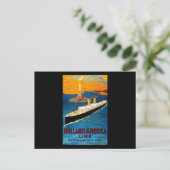 Holland America Line Rotterdam New York Briefkaart (Staand voorkant)