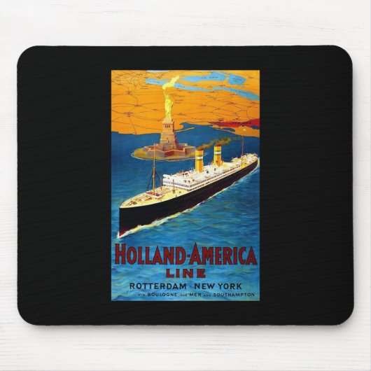 Holland America Line Rotterdam New York Muismat (Voorkant)