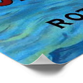 Holland America Line Rotterdam New York Poster (Hoek)