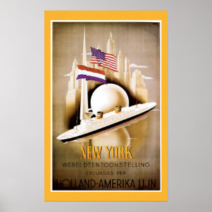 Holland America Line  Ship Advertisement Po Poster