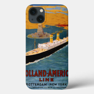 Holland America Line Vintage Poster hersteld iPhone 13 Hoesje