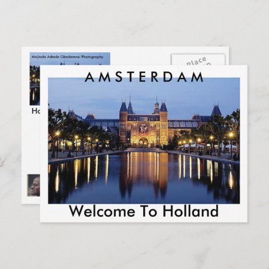 HOLLAND BRIEFKAART (Voorkant / Achterkant)