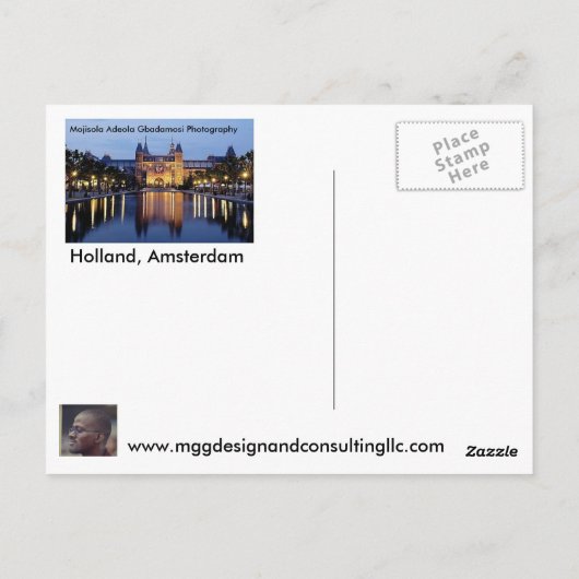 HOLLAND BRIEFKAART (Achterkant)