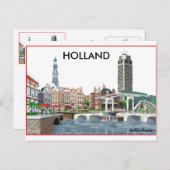 HOLLAND   BRIEFKAART (Voorkant / Achterkant)