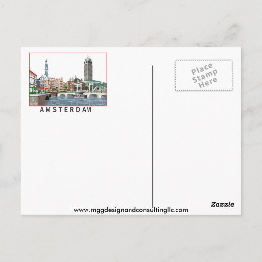 HOLLAND   BRIEFKAART (Achterkant)