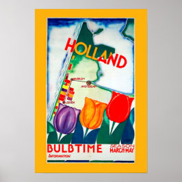 Holland Bulb Time Poster