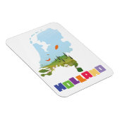 Holland cartoon map magneet (Rechterzijde)