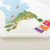 Holland cartoon map sherpa deken (3/4)