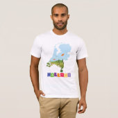 Holland cartoon map t-shirt (Voorkant volledig)