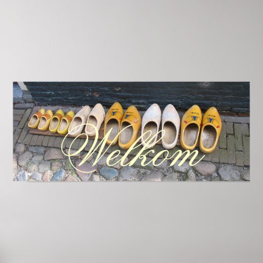 Holland Clogs Poster Nederlandse Klompen (Voorkant)