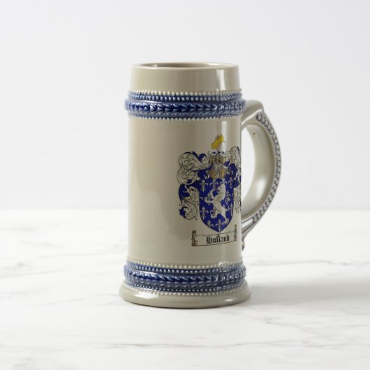 Holland Coat of Arms Stein / Holland Crest Stein Bierpul (Voorkant rechts)