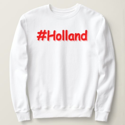 "#Holland" Cute Design. Bestel nu Trui (Design voorkant)