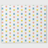 Holland Days Tulp Lente Folk Bloemen Pasen Cadeaupapier (Vlak)