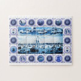 Holland Delftware Style Mural Legpuzzel
