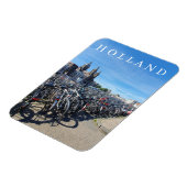 Holland fiets parkeerfriet magnet magneet (Linkerzijde)