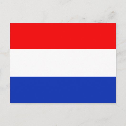 Holland Flag Briefkaart (Voorkant)