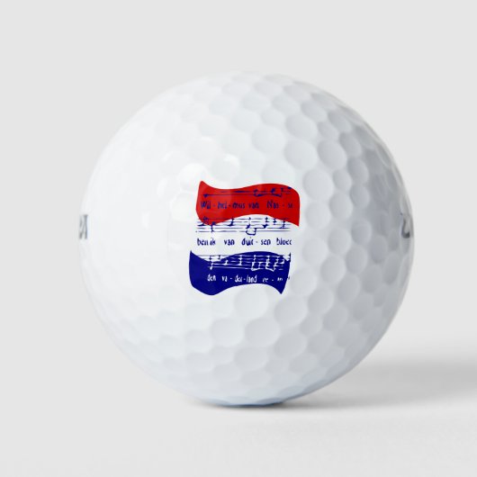 Holland flag golfballen (Voorkant)