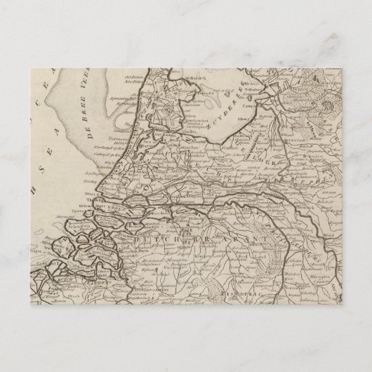 Holland, Friesland, Groningen, Overyssel Briefkaart (Voorkant)