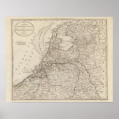 Holland, Friesland, Groningen, Overyssel Poster (Voorkant)