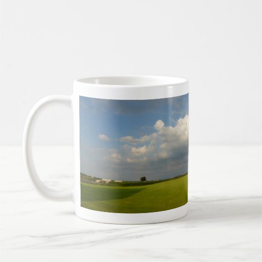 Holland Grass-land Panorama Landscape Coffee Mok (Links)