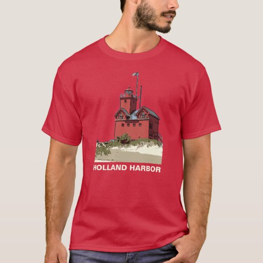 HOLLAND HARBOR LIGHT T-SHIRT (Voorkant)