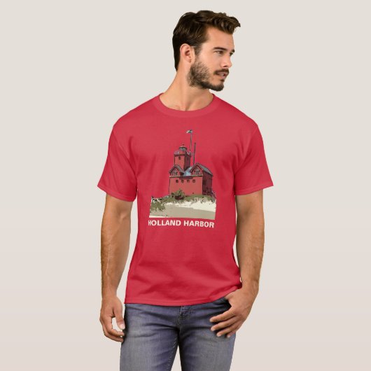 HOLLAND HARBOR LIGHT T-SHIRT (Voorkant volledig)