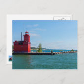 Holland Harbor Lighthouse Briefkaart (Voorkant / Achterkant)