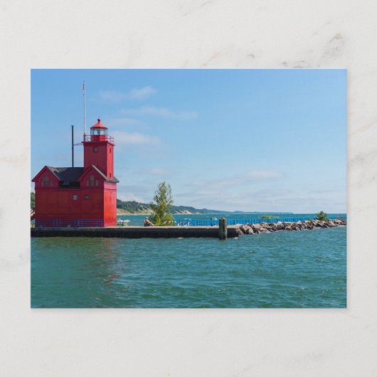 Holland Harbor Lighthouse Briefkaart (Voorkant)
