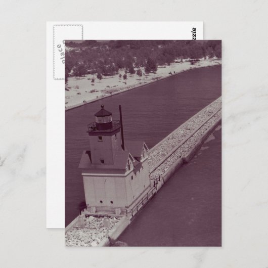 Holland Harbor Lighthouse Briefkaart (Voorkant / Achterkant)