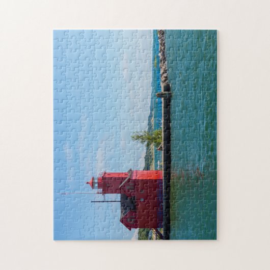Holland Harbor Lighthouse Legpuzzel (Verticaal)