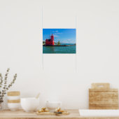Holland Harbor Lighthouse Poster (Keuken)