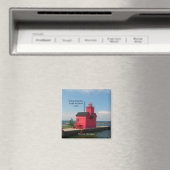 Holland Harbor South Pierhead Light 2011 magnet (Insitu (Vaatwasser))