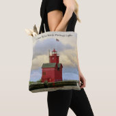 Holland Harbor South Pierhead Light canvas tas (Dichtbij)