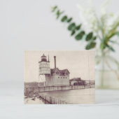 Holland Harbour Lighthouse 2 Briefkaart (Staand voorkant)