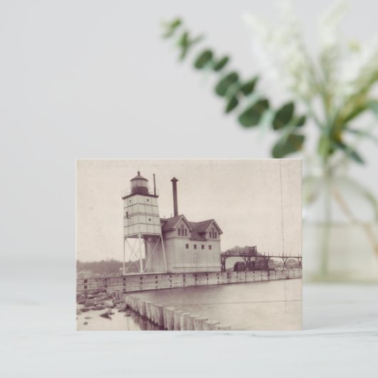 Holland Harbour Lighthouse 2 Briefkaart (Staand voorkant)