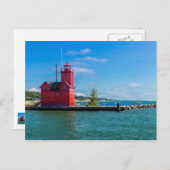 Holland Harbour Lighthouse Briefkaart (Voorkant / Achterkant)