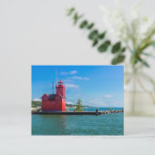 Holland Harbour Lighthouse Briefkaart (Staand voorkant)