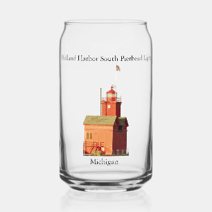 Holland Harbour South Pierhead Light glass Blikvorm Glas