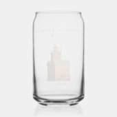 Holland Harbour South Pierhead Light glass Blikvorm Glas (Achterkant)