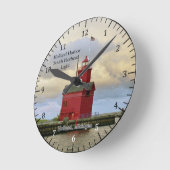 Holland Harbour South Pierhead Light klok (Hoek)