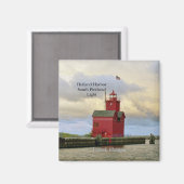 Holland Harbour South Pierhead Light magnet (Voorkant / Achterkant)