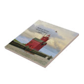 Holland Harbour South Pierhead Light tile Tegeltje (Zijkant)