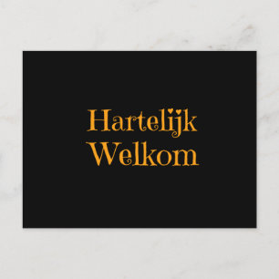 Holland - Hartelijk Welkom Welkom Bij Briefkaart