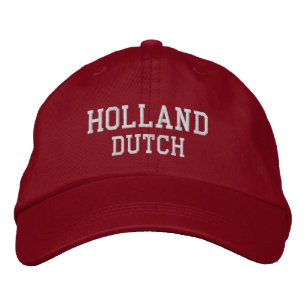 Holland High School borduurd honkbalhoed Geborduurde Pet
