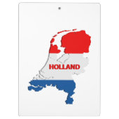 Holland-kaart Klembord (Achterkant)